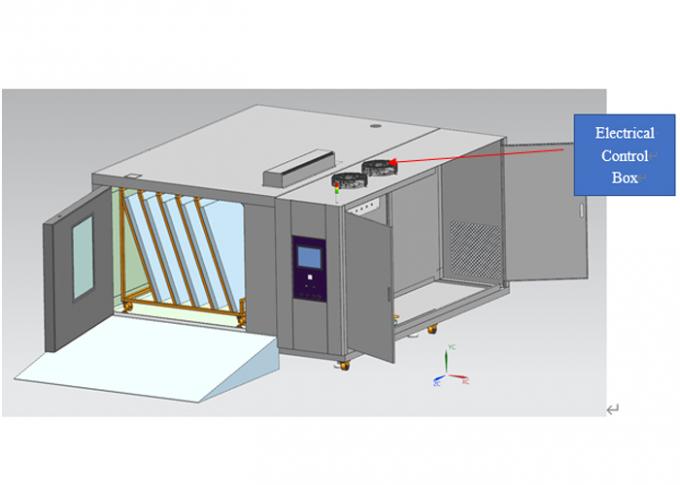 IEC 1251 Güneş paneli testi için PLC kontrolü ile sabit sıcaklık ve nem odası 4