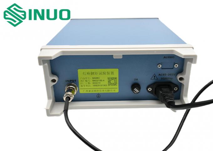 Ampuller için IEC 60598-1 Lamba Tutucu Dönme Dijital Tork Test Cihazı LCD ekran 1