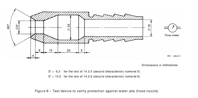 IEC60529 IPX3~6 Kapsamlı Su Geçirmezlik Test Cihazları 1000L 1