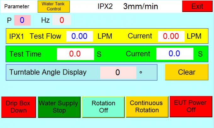 IEC 60529 Akıllı Su Giriş 200mm IPX1 IPX2 Yağmur Dikey Damla Test Cihazı 1