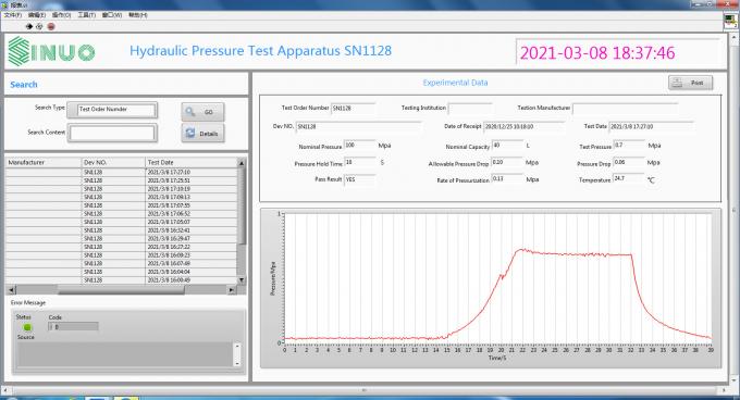 IEC60335-2-21 2.5Mpa Sabit Basınçlı Su Temini Test Cihazı 0
