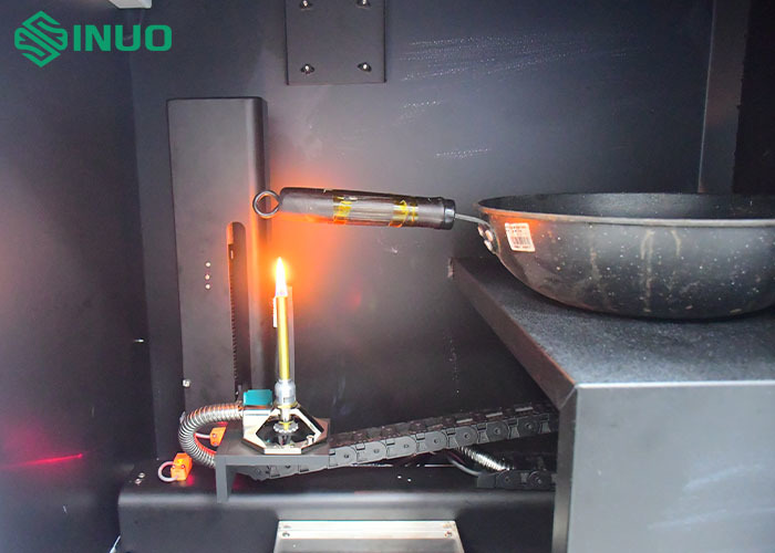 Son şirket haberleri Introducing Our New Cookware Handle Burning Resistance Test Apparatus for EN 12983-1 and TZS 683 Compliance