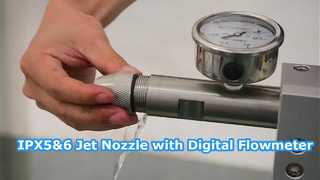 Dijital Debimetreli IPX5 ve IPX6 Jet Nozul Seti