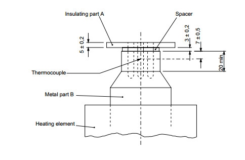 IEC60884-1 Fiş Pimlerinin Yalıtım Kollarının Anormal Isısının Test Edilmesi İçin Cihaz 1